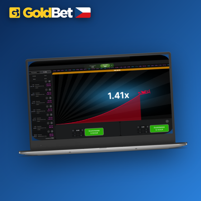 Ikona funkce dual bet pro dvě souběžné sázky v Aviator hře Goldbet Casino
