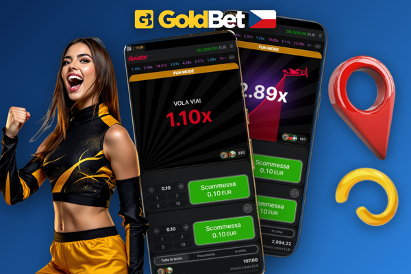 Detail panelu historie kol s násobiteli a ověřením férovosti v Goldbet Casino Aviator