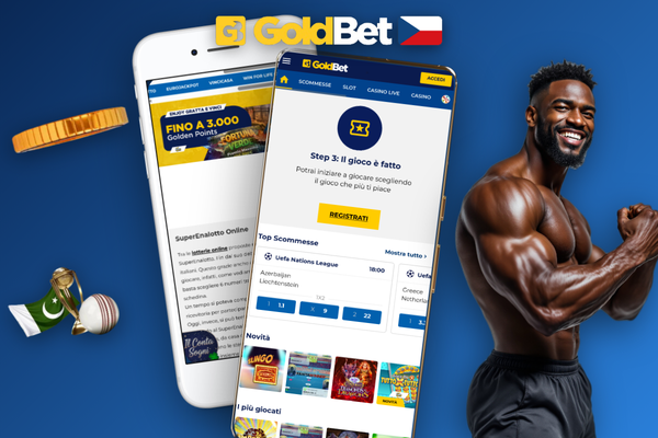 Biometrické přihlášení otiskem prstu do účtu Goldbet Casino v mobilní aplikaci