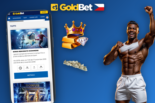 Porovnání standardního bonusu a nabídky s promo kódem GOLDBONUS v Goldbet Casino