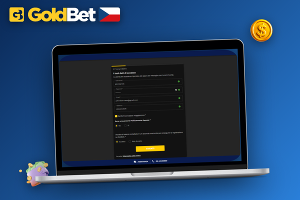 Zákaznická podpora Goldbet Casino při potížích s registrací účtu