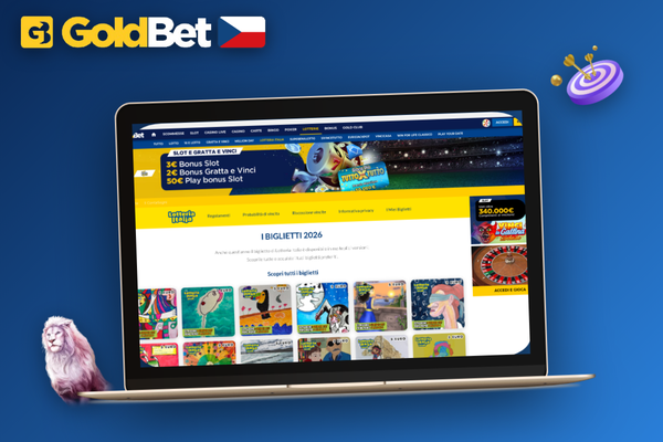 Přihlašovací obrazovka Goldbet Casino desktopového klienta při prvním spuštění na Windows