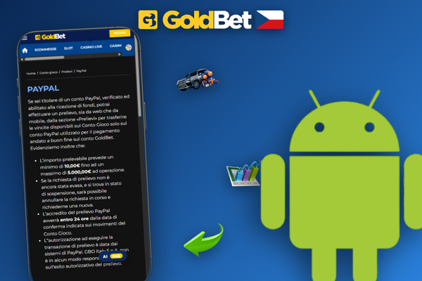 Živý chat zákaznické podpory Goldbet Casino při řešení výběru výhry